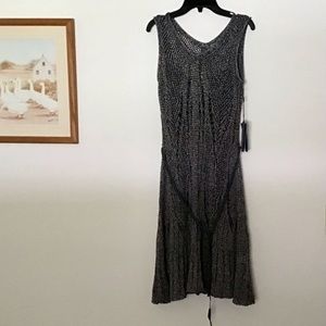 SIMPLY VERA CROCHET KNIT DRESS XL
